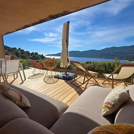 Bel Climatise Vue Imprenable Sur La Terrasse Wifi Lägenhet