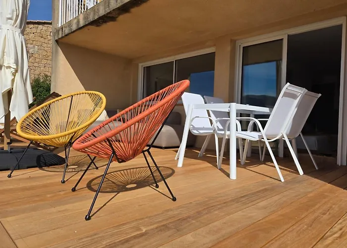 Appartement Bel Climatise Vue Imprenable Sur La Terrasse Wifi *